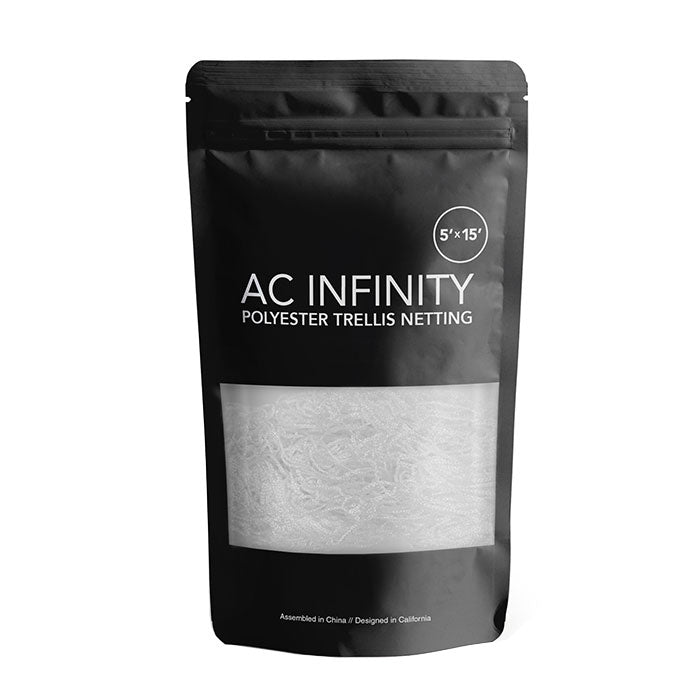 AC Infinity Polyester Plant Trellis Netting, 5' x 15'