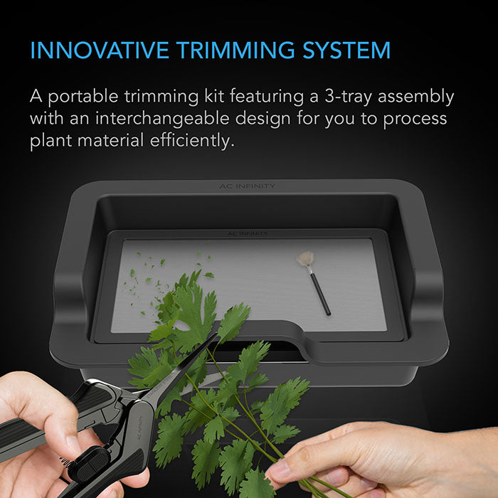 AC Infinity Trim Tray System, 3-Tray & 2-Screen Kit