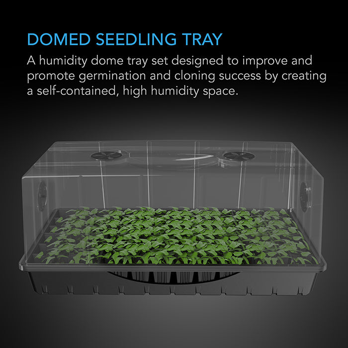 AC Infinity Propagation Kit with Humidity Dome, 6x12 Cell Tray (72 Site)
