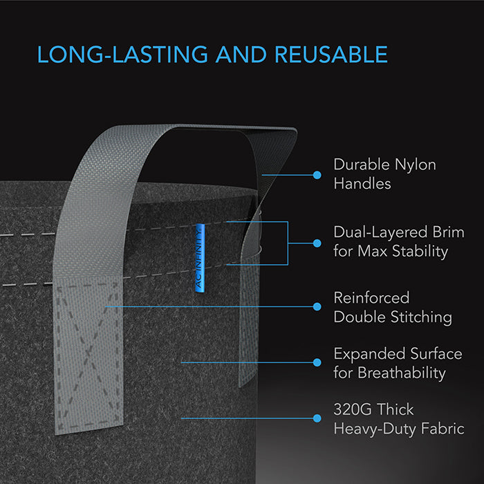 AC Infinity Heavy-Duty Fabric Pot