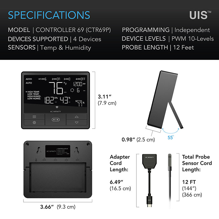 AC Infinity Controller 69 PRO Environment Controller