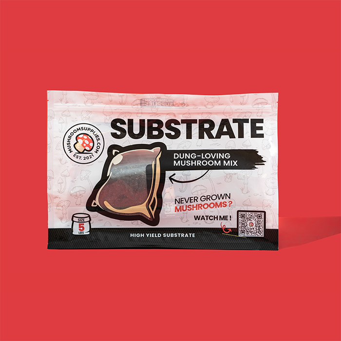 Mushroom Supplies Substrate for Dung-Loving Mushrooms, 5 lbs