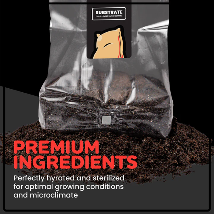 Mushroom Supplies Substrate for Dung-Loving Mushrooms, 5 lbs