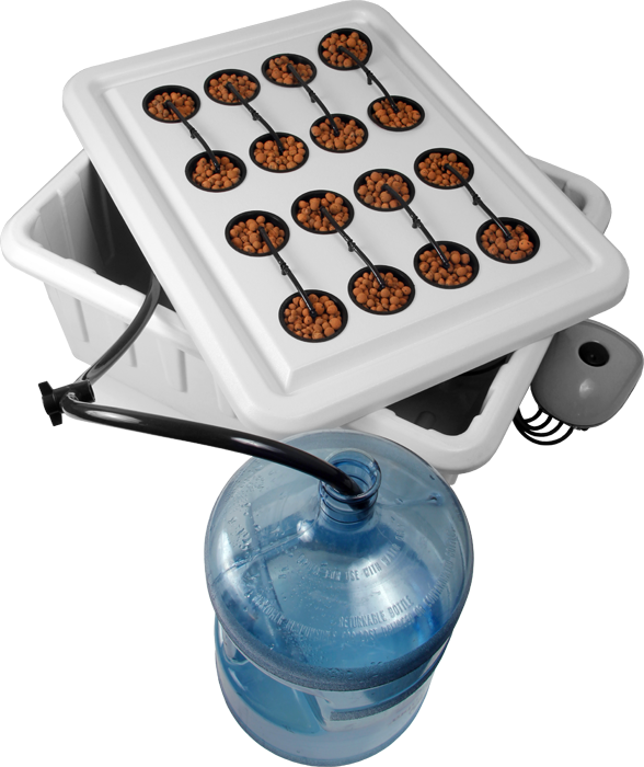 SuperCloset SuperPonics 16 Plant Hydroponic Grow System