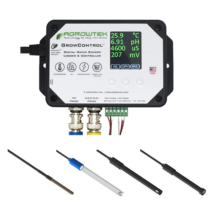 Agrowtek GrowControl SXHM Hydroponics Sensor Kit