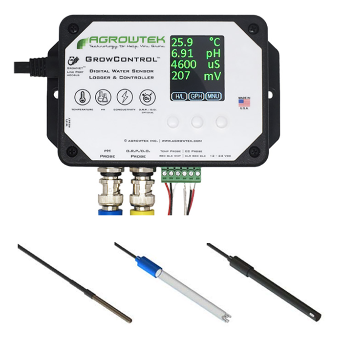 Agrowtek GrowControl SXHM Hydroponics Sensor Kit