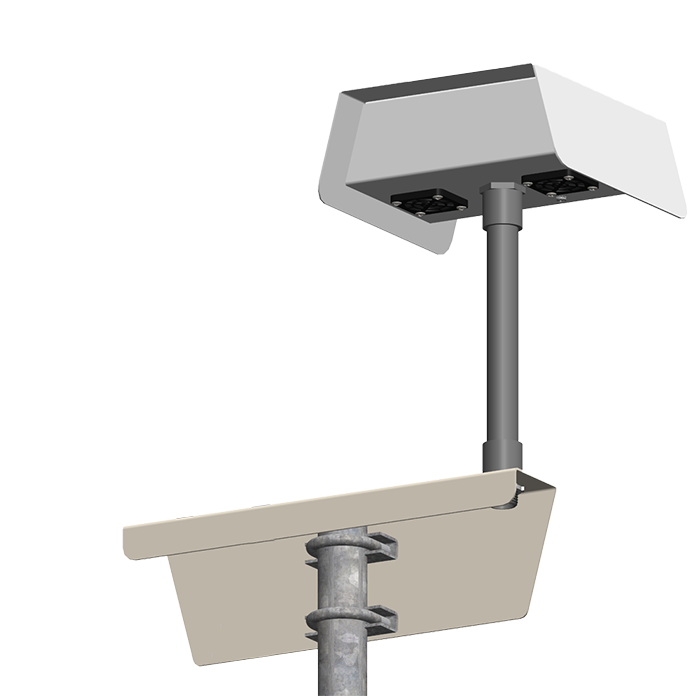 Agrowtek GrowControl SXW Digital Outdoor Weather Sensor, Logger & Transmitter With Pole Mounting Bracket Kit