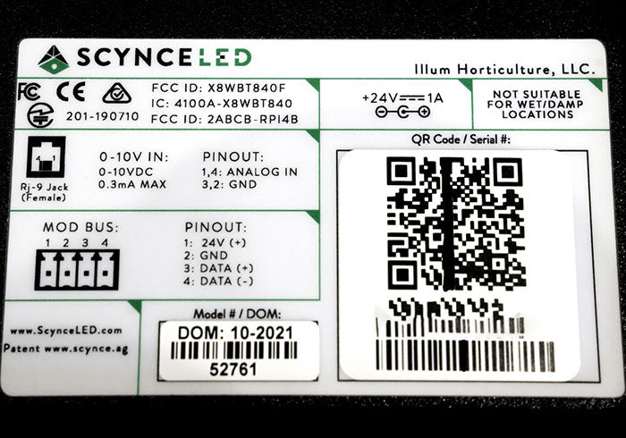 Scynce LED Theia Echo Air Grow Light Controller