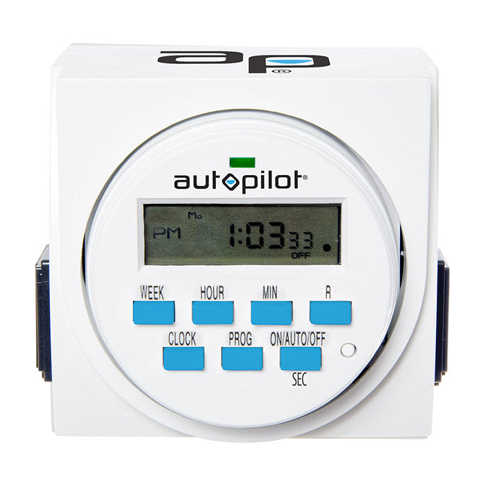 Autopilot 7 Day Dual Outlet Digital Timer