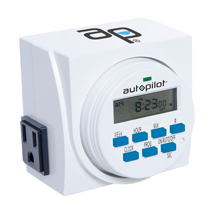 Autopilot 7 Day Dual Outlet Digital Timer