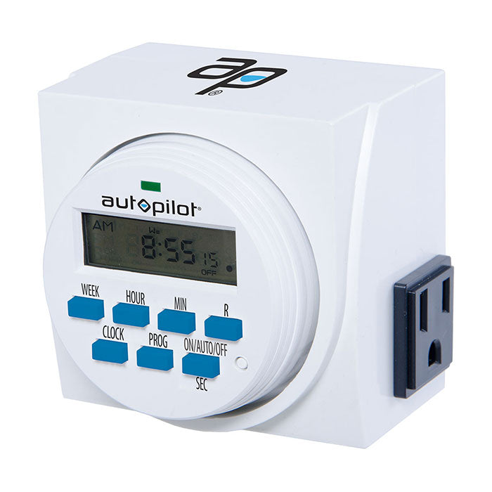 Autopilot 7 Day Dual Outlet Digital Timer