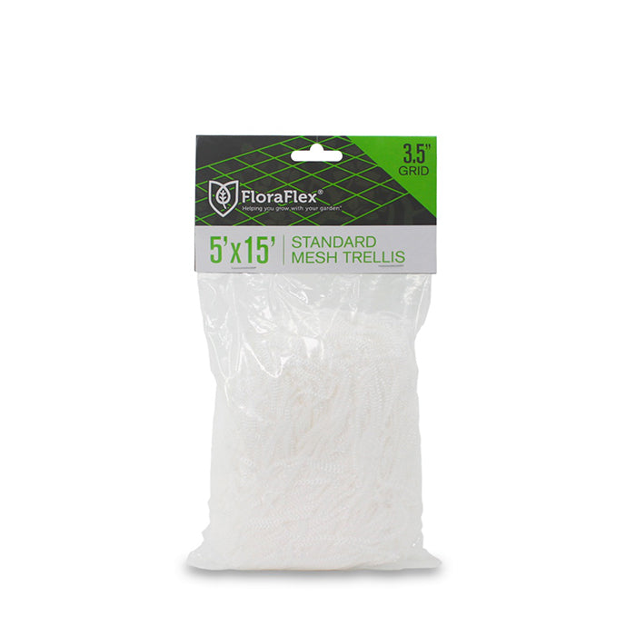 FloraFlex Mesh Trellis Net, 3.5 Inch Square, 5 Feet x 15 Feet