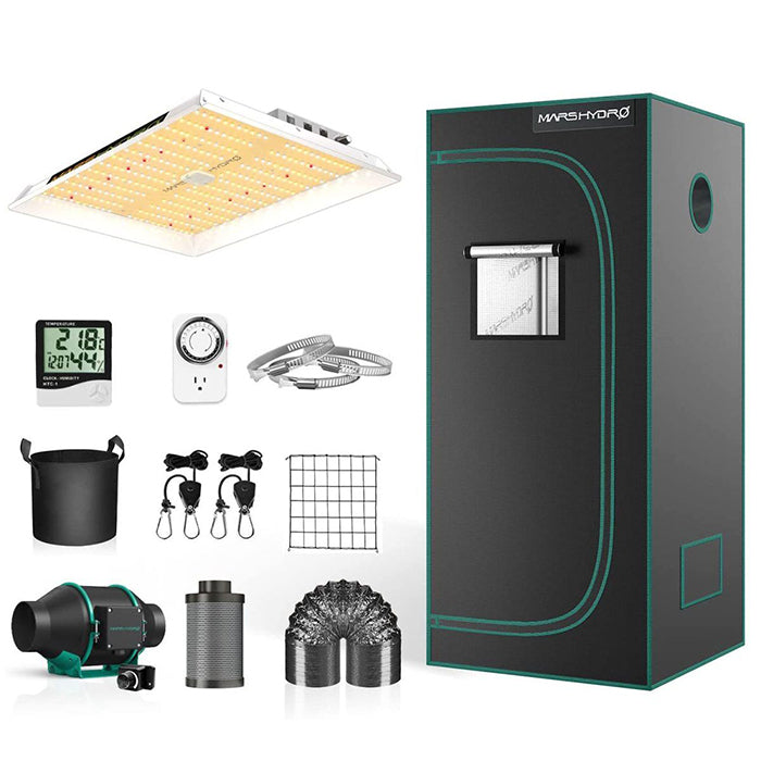 Mars Hydro 2.3' x 2.3' TS 1000 LED Grow Tent Kit