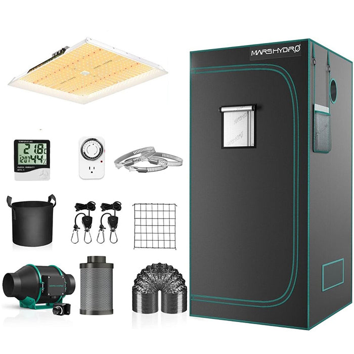 Mars Hydro 4' x 4' TSW 2000 LED Grow Tent Kit