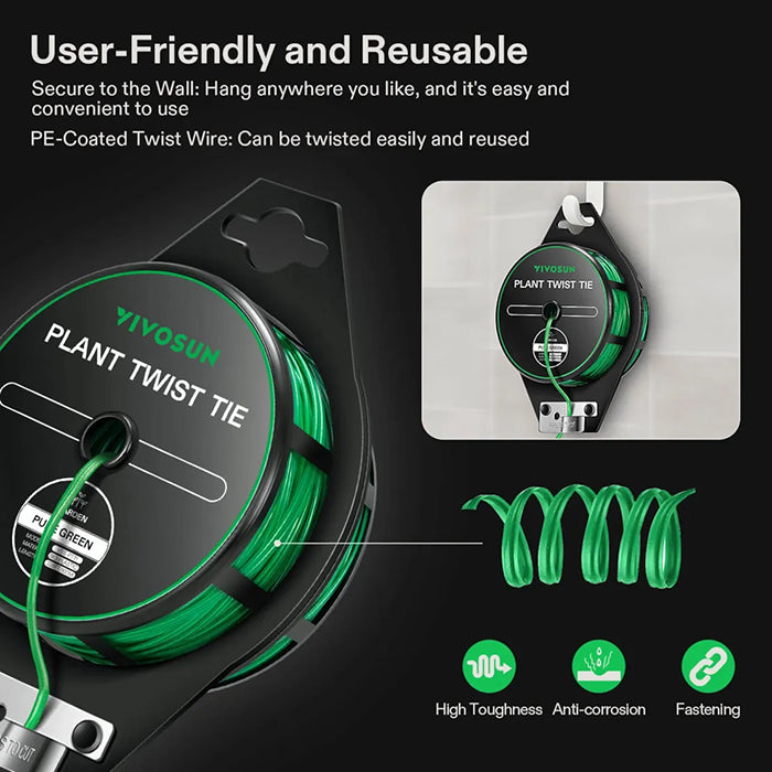 Vivosun Twist Tie Roll, 328 Feet