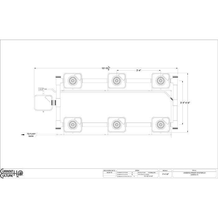 Current Culture Under Current UCXXL13 RDWC System, 4-Site, 2-Row