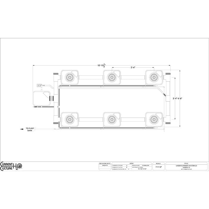 Current Culture Under Current UCXXL13 RDWC System, 6-Site, 2-Row