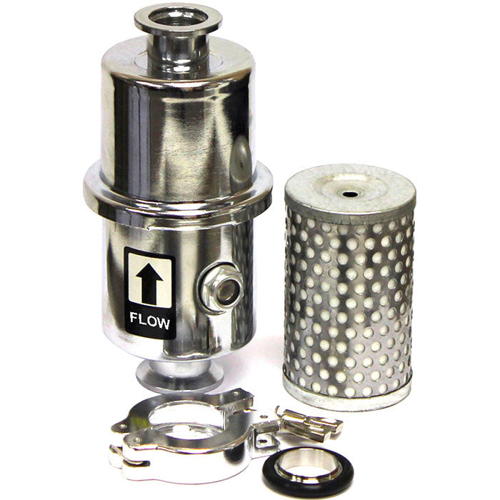 Across International EZ-Swap Vacuum Pump Exhaust Oil Mist Filter with KF25 Fittings