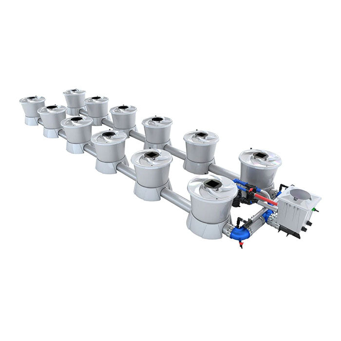 Alien Hydroponics V-System 12 Pot - 2 Row RDWC Hydroponic System