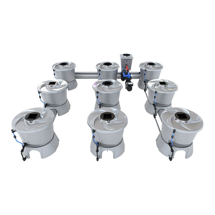 Alien Hydroponics V-System 9 Pot RDWC Hydroponic System