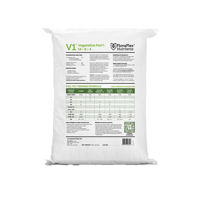 FloraFlex Nutrients V1 Vegetative Part 1, 22 lbs.