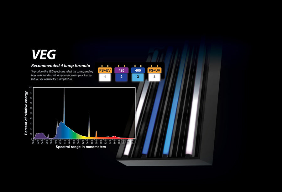 Eye Hortilux PowerVEG 633 4 ft 54 watt HO T5