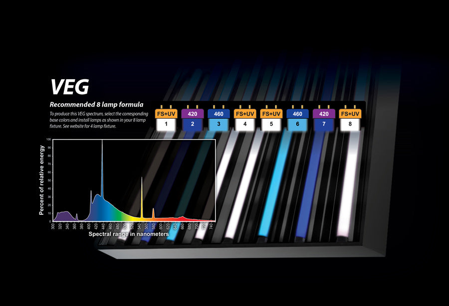 Eye Hortilux PowerVEG 633 4 ft 54 watt HO T5