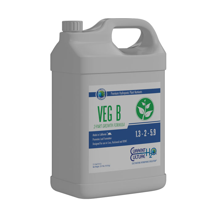 Cultured Solutions Veg B, 2.5 Gallon