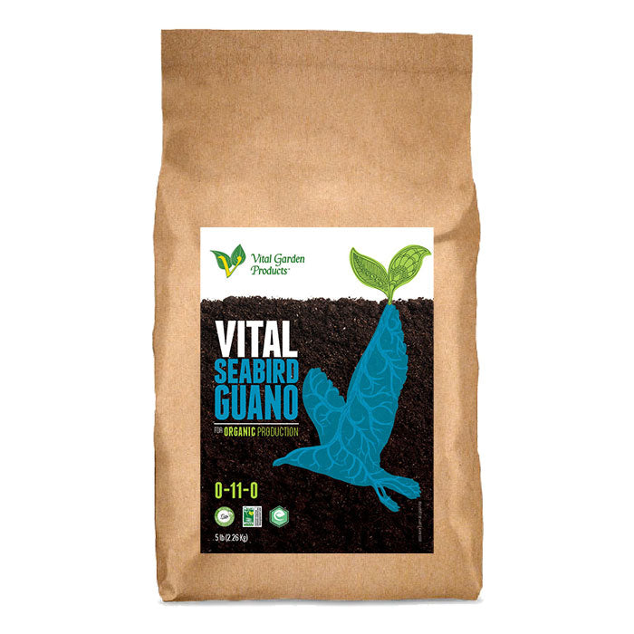 Vital Garden Supply Vital Seabird Guano High-Phosphorus Fertilizer 0-11-0