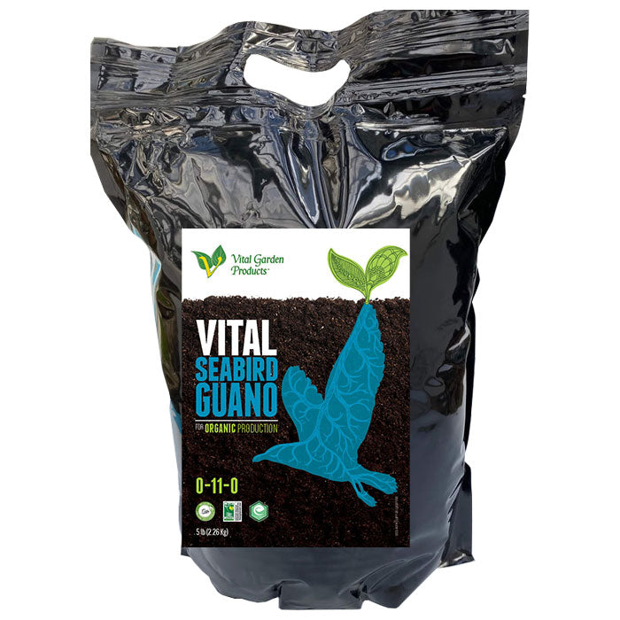 Vital Garden Supply Vital Seabird Guano High-Phosphorus Fertilizer 0-11-0