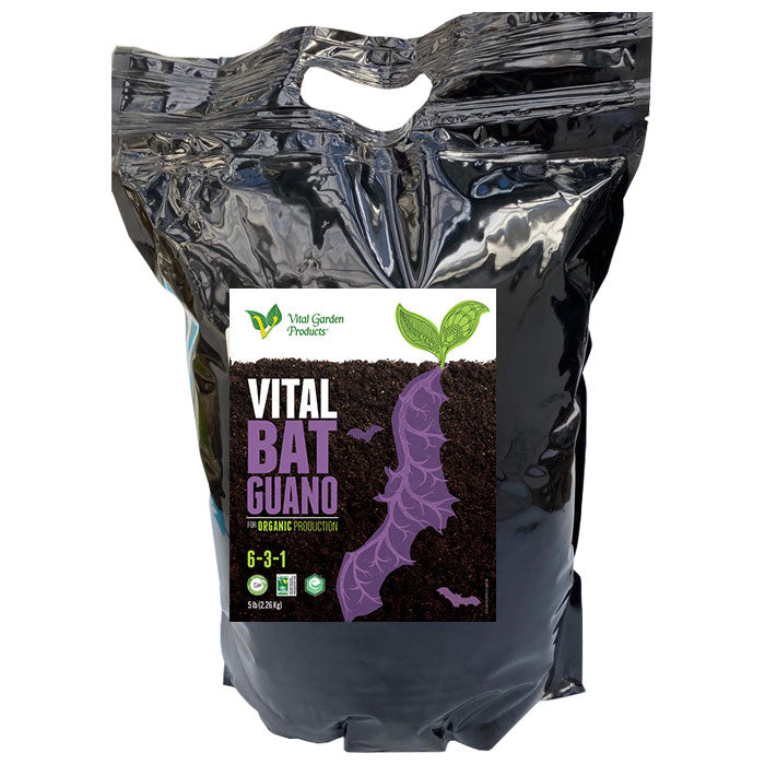 Vital Garden Supply Vital Bat Guano High-Nitrogen Fertilizer 6-3-1