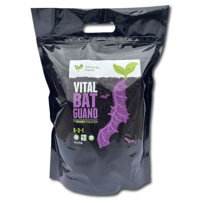 Vital Garden Supply Vital Bat Guano High-Nitrogen Fertilizer 6-3-1