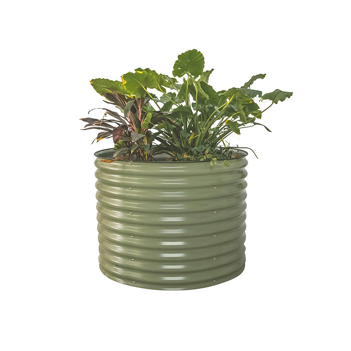 Vego Garden 32 Inch Tall 42 Wide Round Metal Raised Garden Bed