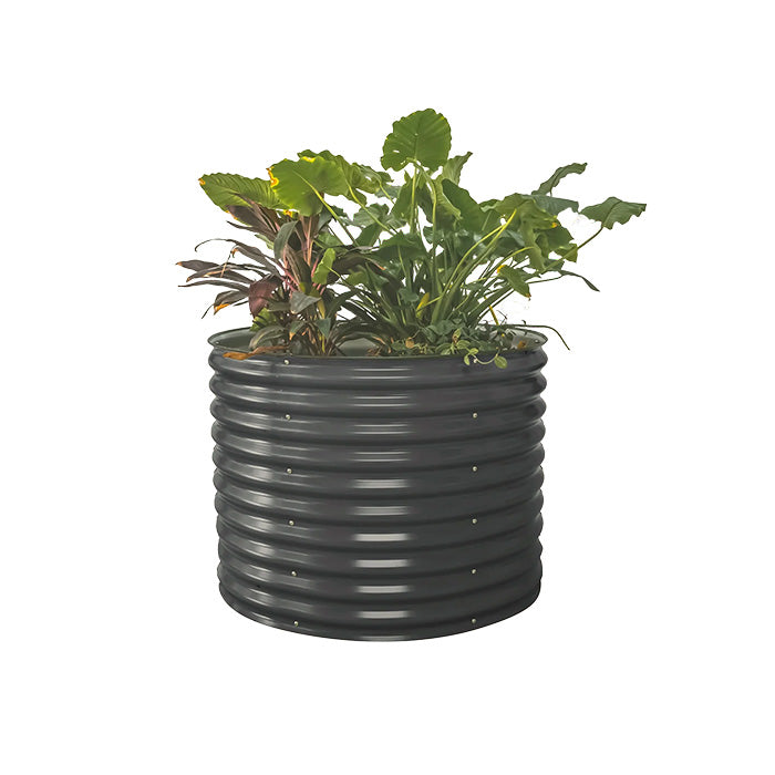 Vego Garden 32 Inch Tall 42 Wide Round Metal Raised Garden Bed