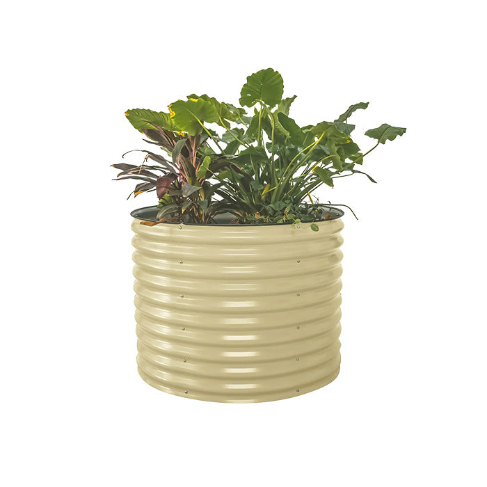 Vego Garden 32 Inch Tall 42 Wide Round Metal Raised Garden Bed