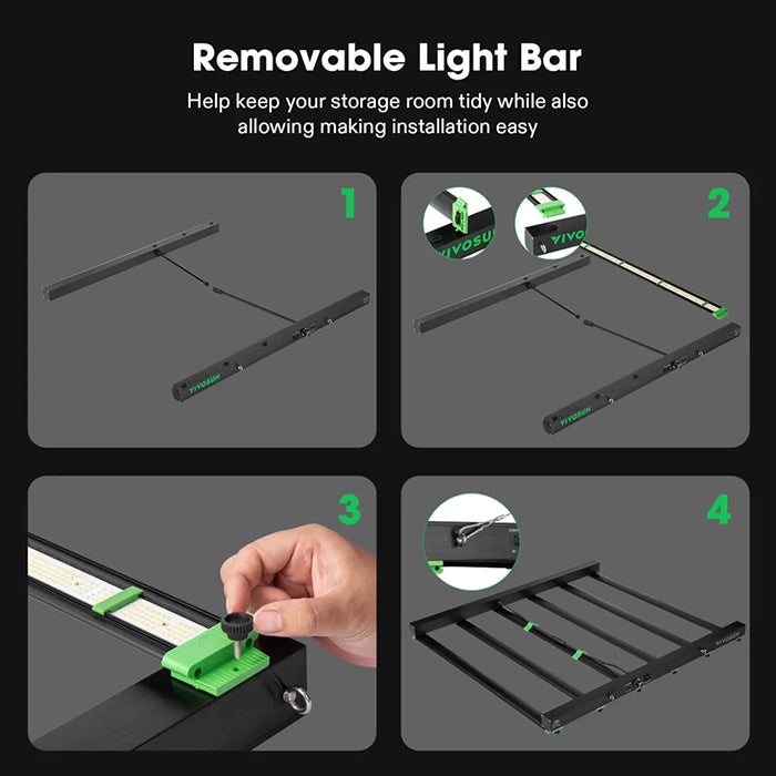 Vivosun VSFD6500 650 Watt Full-Spectrum LED Grow Light