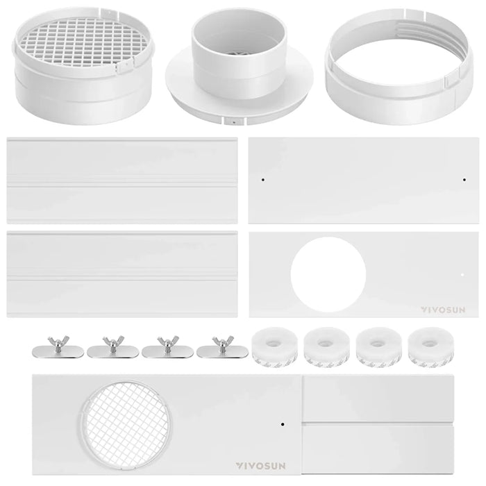 Vivosun Window Duct Kit and Portable AC Window Seal Kit