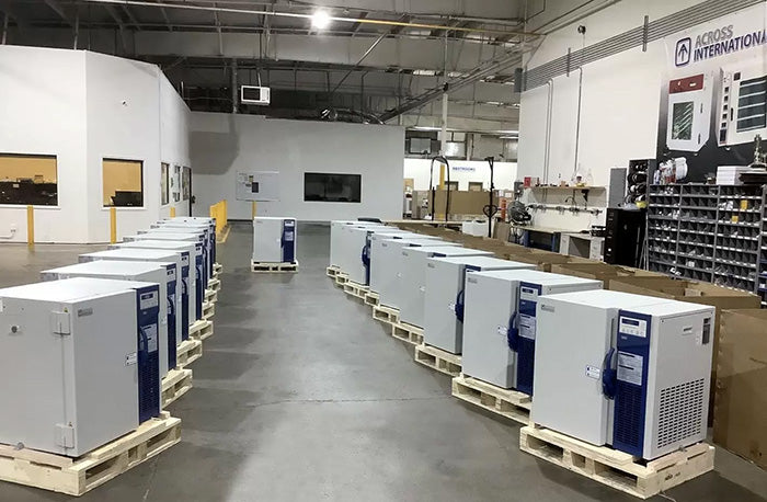 Across International RapidChill 4 CF -86°C Ultra-Low Stackable Freezer, 110 Volt