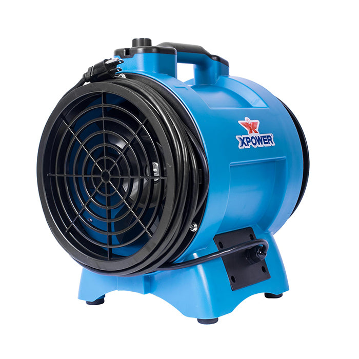XPOWER X-12 Industrial Confined Space Fan, 1/2 HP, 2600 CFM