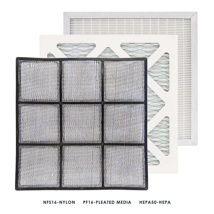 XPOWER X-3400A Professional 3-Stage HEPA Air Scrubber, 1/2 HP, 600 CFM