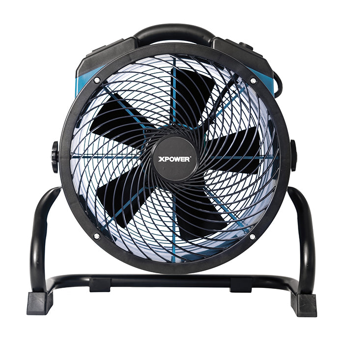 XPOWER X-39AR Professional Axial Fan, 1/4 HP, 2100 CFM, Blue