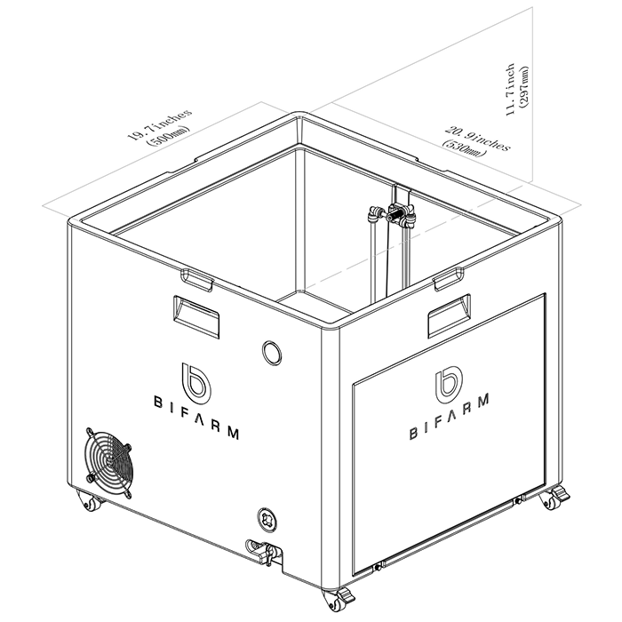 Bifarm Tech AeroXPS PRO Aeroponic Grow System With Integrated Climate Control