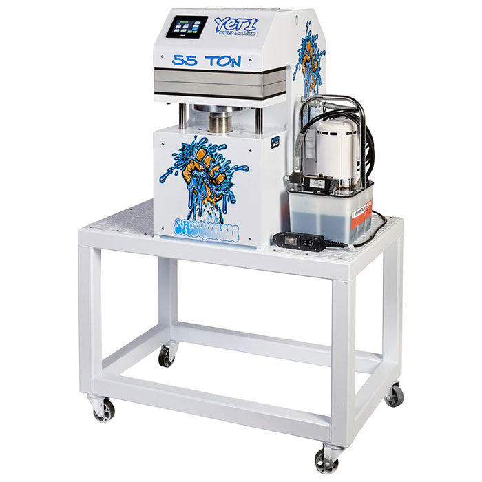 Sasquash Yeti Pro Series Rosin Press with Electric Pump, 55 Ton