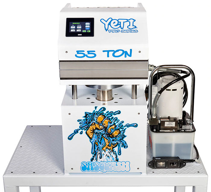 Sasquash Yeti Pro Series Rosin Press with Electric Pump, 55 Ton