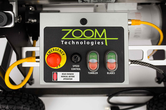 Zoom Technologies Zoom Pro Trimming Machine with Hybrid Tumblers & Leaf Collector