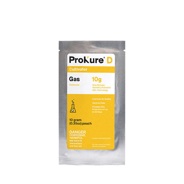 Prokure D - 10 Gram Chlorine Dioxide Extended Release Gas, 1000 cu. Ft., Case of 12 Packets