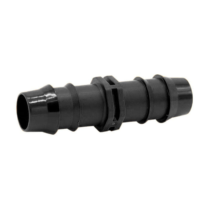 DIG 1/2 Inch Barbed Straight Connector Fitting, Black, 16mm - Pack of 300