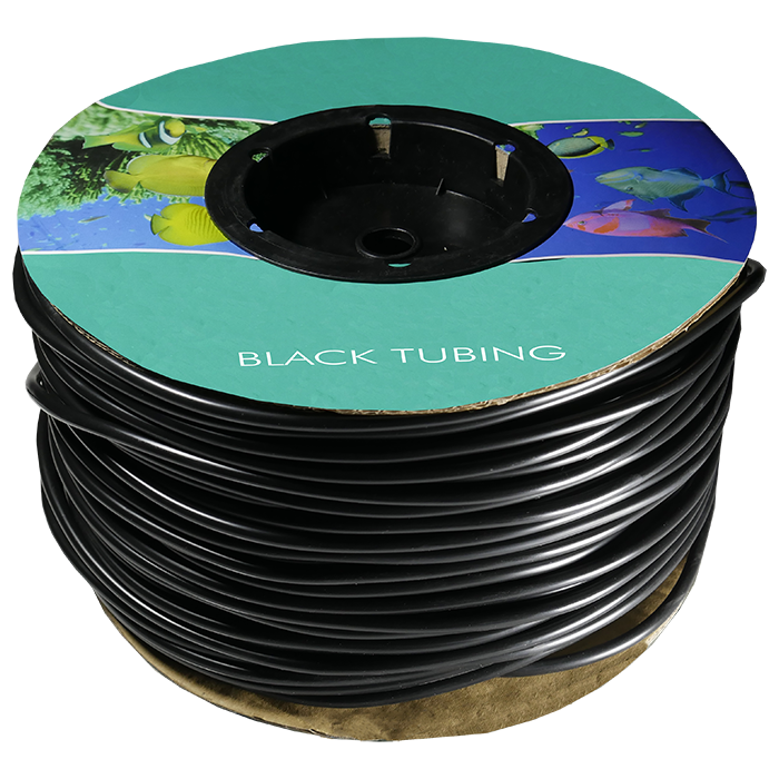 Hailea Black Tubing, 0.2 Inch OD x 0.15 Inch ID,  650' ROLL