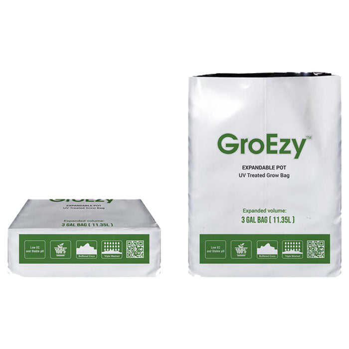 The Coco Depot GroEzy Expandable Pot in UV Treated Grow Bag