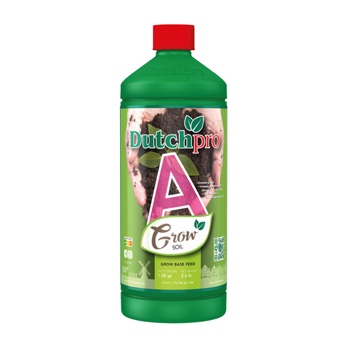 DutchPro Base Feed Grow Soil A, 1 Liter - Hard Water